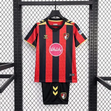 26-27 AFC Bournemouth Kids Home Kit Cheap Football Jersey Wholesale Yupoo