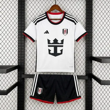 26-27 Fulham Kids Home Kit Cheap Football Jersey Wholesale Yupoo