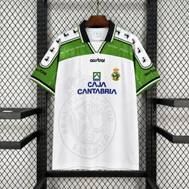 97-98 Retro Racing de Santander Home Kit Cheap Football Jersey Wholesale Yupoo