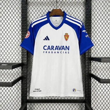 26-27 Real Zaragoza Home Kit S-4XL Cheap Football Jersey Wholesale Yupoo