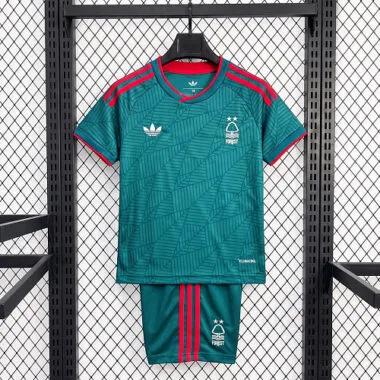 26-27 Nottingham Forest Kids Away Kit Cheap Football Jersey Wholesale Yupoo