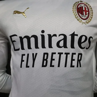 26-27 Player AC Milan Away Long Sleeve Kit S-3XL Cheap Football Jersey Wholesale Yupoo