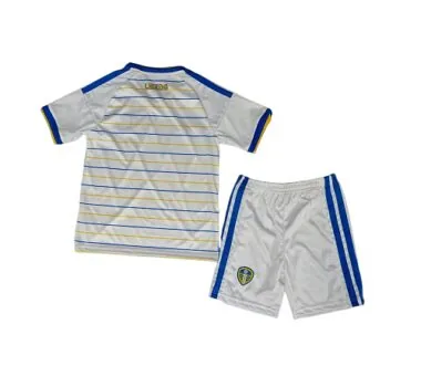 26-27 Leeds United Kids Home Kit Cheap Football Jersey Wholesale Yupoo
