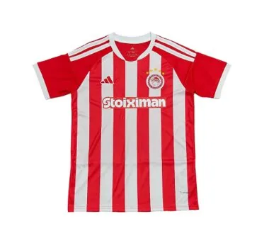 26-27 Olympiacos Piraeus Home Kit S-4XL Cheap Football Jersey Wholesale Yupoo