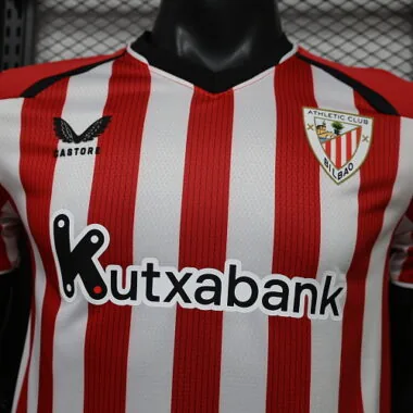 26-27 Player Athletic Bilbao Home Kit S-3XL Cheap Football Jersey Wholesale Yupoo