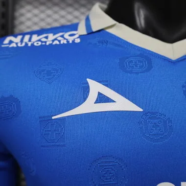 26-27 Player Cruz Azul Home Long Sleeve Kit S-3XL Cheap Football Jersey Wholesale Yupoo