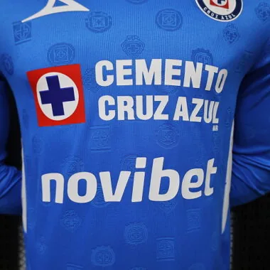 26-27 Player Cruz Azul Home Long Sleeve Kit S-3XL Cheap Football Jersey Wholesale Yupoo