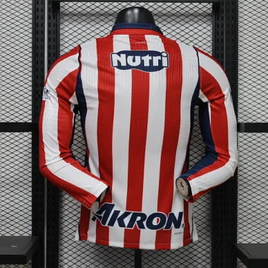 26-27 Player Chivas Home Long Sleeve Kit S-3XL Cheap Football Jersey Wholesale Yupoo