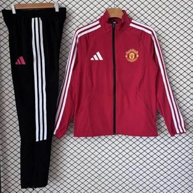 26-27 Manchester United Windbreaker Jackets With Pants Cheap Football Jersey Wholesale Yupoo