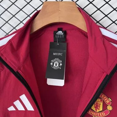 2026/27 Manchester United Windbreaker Jackets With Pants maglia da calcio foto dell'album 7