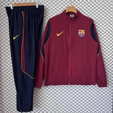 26-27 Barcelona Windbreaker Jackets With Pants Cheap Football Jersey Wholesale Yupoo