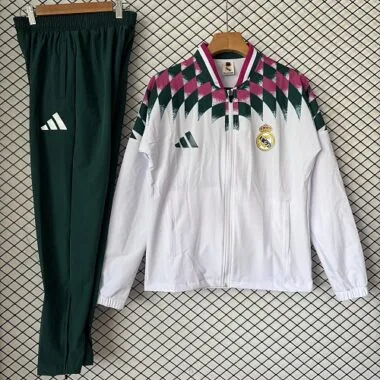26-27 Real Madird Windbreaker Jackets With Pants Cheap Football Jersey Wholesale Yupoo