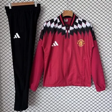 26-27 Manchester United Windbreaker Jackets With Pants Cheap Football Jersey Wholesale Yupoo