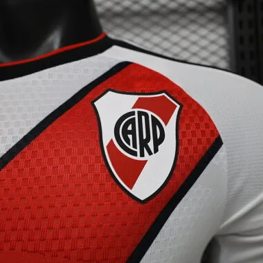 26-27 Player River Plate Home Long Sleeve Kit S-3XL Cheap Football Jersey Wholesale Yupoo