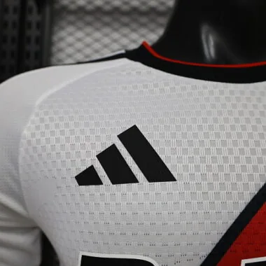 26-27 Player River Plate Home Long Sleeve Kit S-3XL Cheap Football Jersey Wholesale Yupoo