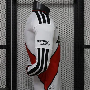 26-27 Player River Plate Home Long Sleeve Kit S-3XL Cheap Football Jersey Wholesale Yupoo