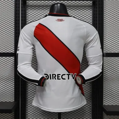 26-27 Player River Plate Home Long Sleeve Kit S-3XL Cheap Football Jersey Wholesale Yupoo