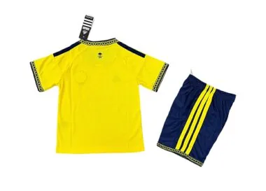 26-27 Al-Nassr Kids Home Kit Cheap Football Jersey Wholesale Yupoo
