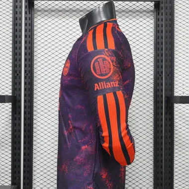 26-27 Player FC Bayern Third Away Long Sleeve Kit S-3XL Cheap Football Jersey Wholesale Yupoo