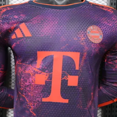 26-27 Player FC Bayern Third Away Long Sleeve Kit S-3XL Cheap Football Jersey Wholesale Yupoo