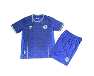 2026-27 Bosnia and Herzegovina Kids Home Kit World Cup Cheap Football Jersey Wholesale Yupoo