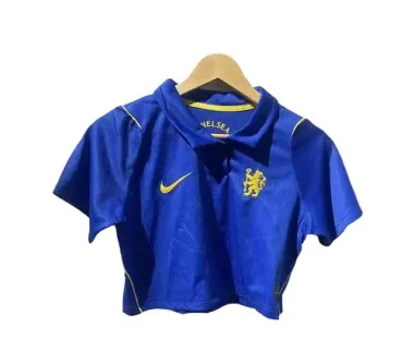 26-27 Chelsea Home Women's Crop Top Cheap Football Jersey Wholesale Yupoo