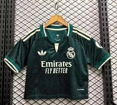 26-27 Real Madrid Away Women's Crop Top Cheap Football Jersey Wholesale Yupoo
