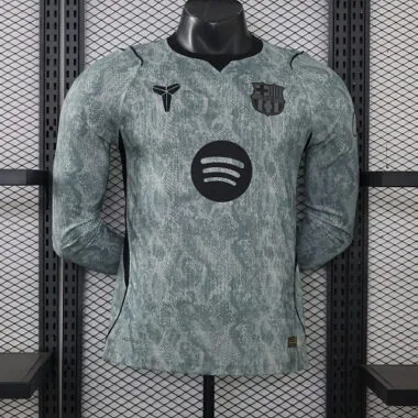 26-27 Player FC Barcelona Goalkeeper Long Sleeve Kit S-4XL Cheap Football Jersey Wholesale Yupoo