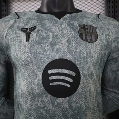 26-27 Player FC Barcelona Goalkeeper Long Sleeve Kit S-4XL Cheap Football Jersey Wholesale Yupoo