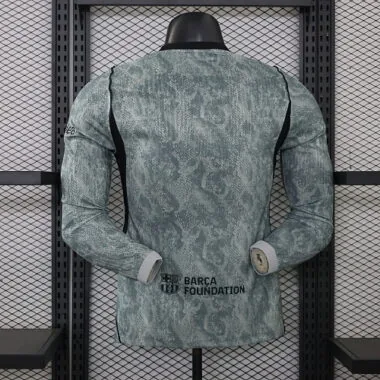 26-27 Player FC Barcelona Goalkeeper Long Sleeve Kit S-4XL Cheap Football Jersey Wholesale Yupoo