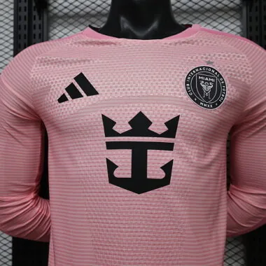 2026 Player Inter Miami casa kit a manica lunga maglia da calcio foto dell'album 3