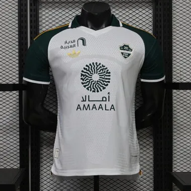 26-27 Player Al Ahli Saudi Away Kit With Sponsors S-3XL Cheap Football Jersey Wholesale Yupoo