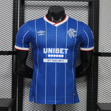 26-27 Player Rangers Home Kit Cheap Football Jersey Wholesale Yupoo