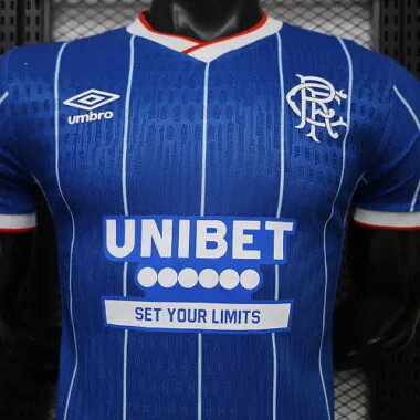 26-27 Player Rangers Home Kit Cheap Football Jersey Wholesale Yupoo