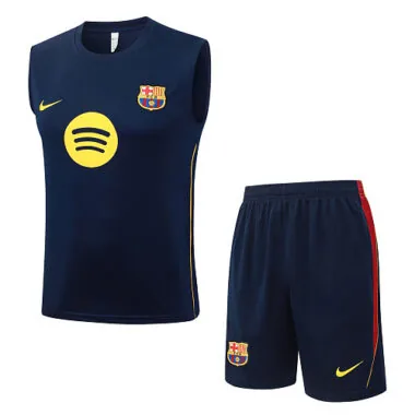 26-27 Barcelona Sleeveless Training Kits Tracksuits Cheap Jersey Wholesale Yupoo