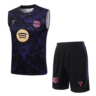 26-27 Barcelona Sleeveless Training Kits Tracksuits Cheap Jersey Wholesale Yupoo