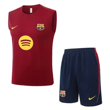 26-27 Barcelona Sleeveless Training Kits Tracksuits Cheap Jersey Wholesale Yupoo
