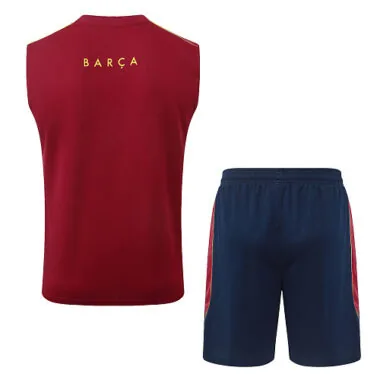 26-27 Barcelona Sleeveless Training Kits Tracksuits Cheap Jersey Wholesale Yupoo