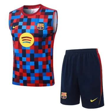 26-27 Barcelona Sleeveless Training Kits Tracksuits Cheap Jersey Wholesale Yupoo