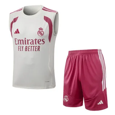 26-27 Real Madrid Sleeveless Training Kits Tracksuits Cheap Jersey Wholesale Yupoo