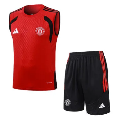 26-27 Manchester United Sleeveless Training Kits Tracksuits Cheap Jersey Wholesale Yupoo