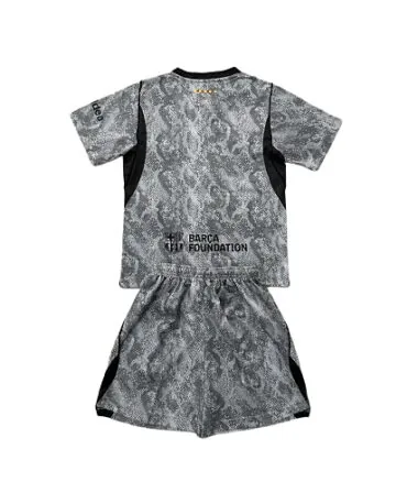2026/27 Barcelona Kids portero Kit camiseta de fútbol foto del álbum 3