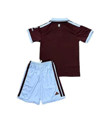 2026/27 Aston Villa Kids principal Kit camisola de futebol foto do álbum 3