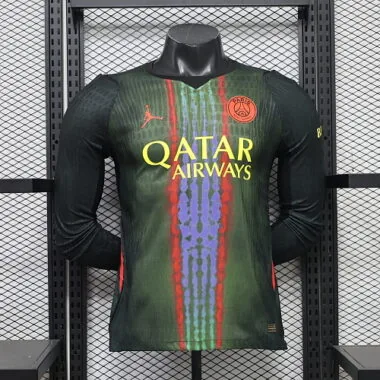 26-27 Player PSG Third Away Long Sleeve Kit S-3XL Cheap Football Jersey Wholesale Yupoo