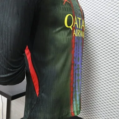 2026/27 Player PSG terceira visitante kit de manga comprida camisola de futebol foto do álbum 3