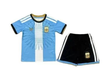 26-27 Argentina Kids Farewell Anniversary Kit World Cup Cheap Football Jersey Wholesale Yupoo