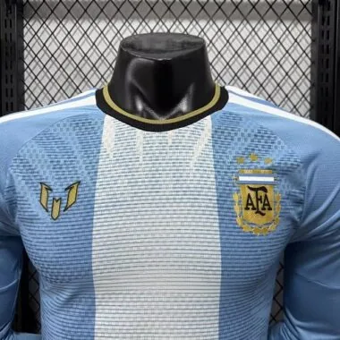 2026/27 Player Argentina Farewell Anniversary kit de manga larga World Cup camiseta de fútbol Wholesal foto del álbum 3